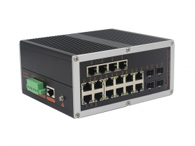 網管工業級 千兆4光16電-SFP