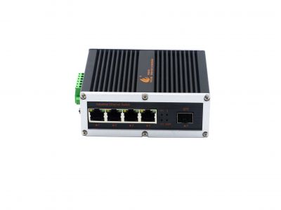 千兆1光4電工業級POE交換機